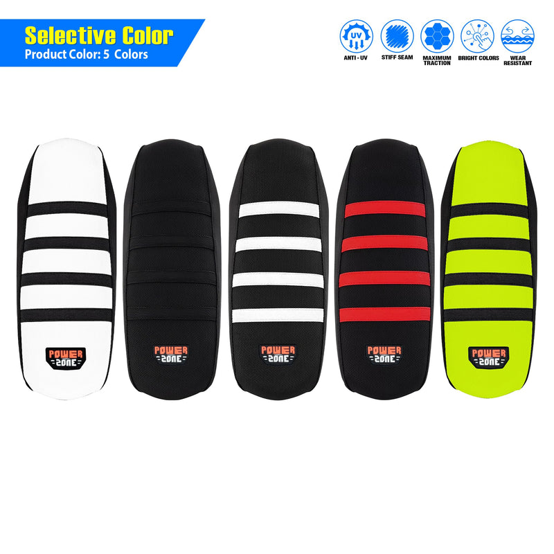 Motorcycle Dirt Bike Seat Cover for Surron Sur Ron Light Bee X/S - E Bike Seat Cover (Top White) Top White