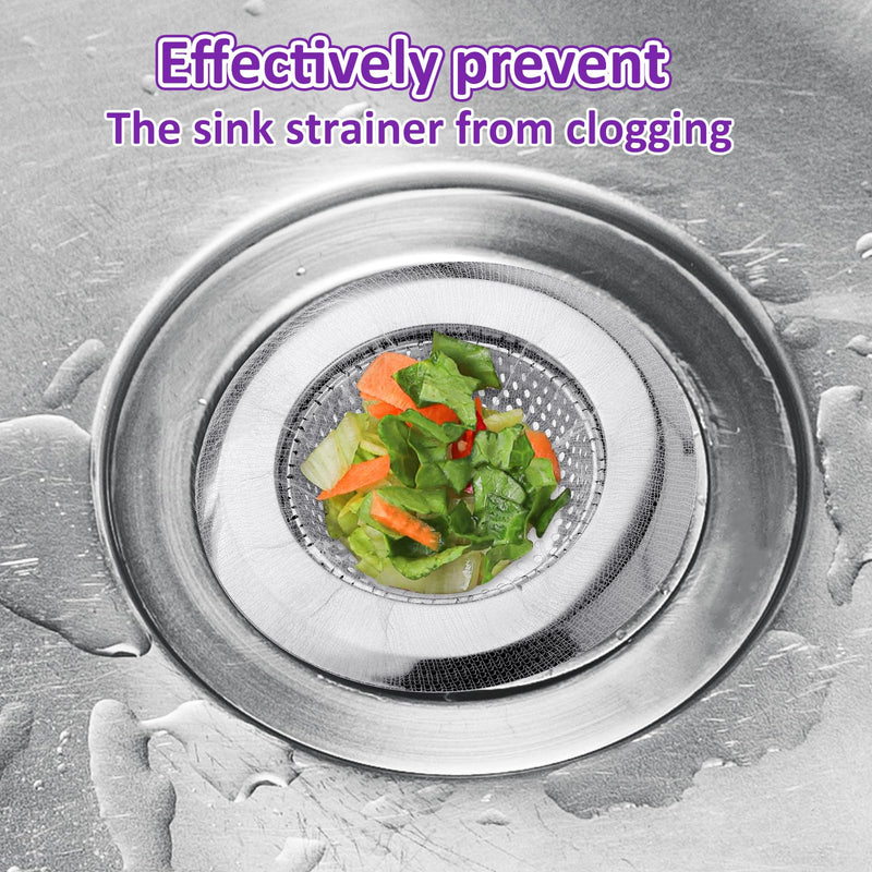 [Australia - AusPower] - Pack of 200 Sink Filter Kitchen Sink Strainer Disposable Strainer for Sinks Bin Bags Kitchen Sink Strainer Bag Filter Bags for Kitchen Sink Strainer Filter Mesh Bags Elastic Filter Bags Sink 