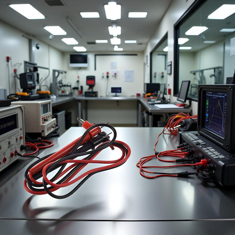 [Australia - AusPower] - 1 Pair Black and Red 4mm Banana Plug Multimeters Meter Probe Lead 26" Long Test Probes and Leads Electrical Testing 