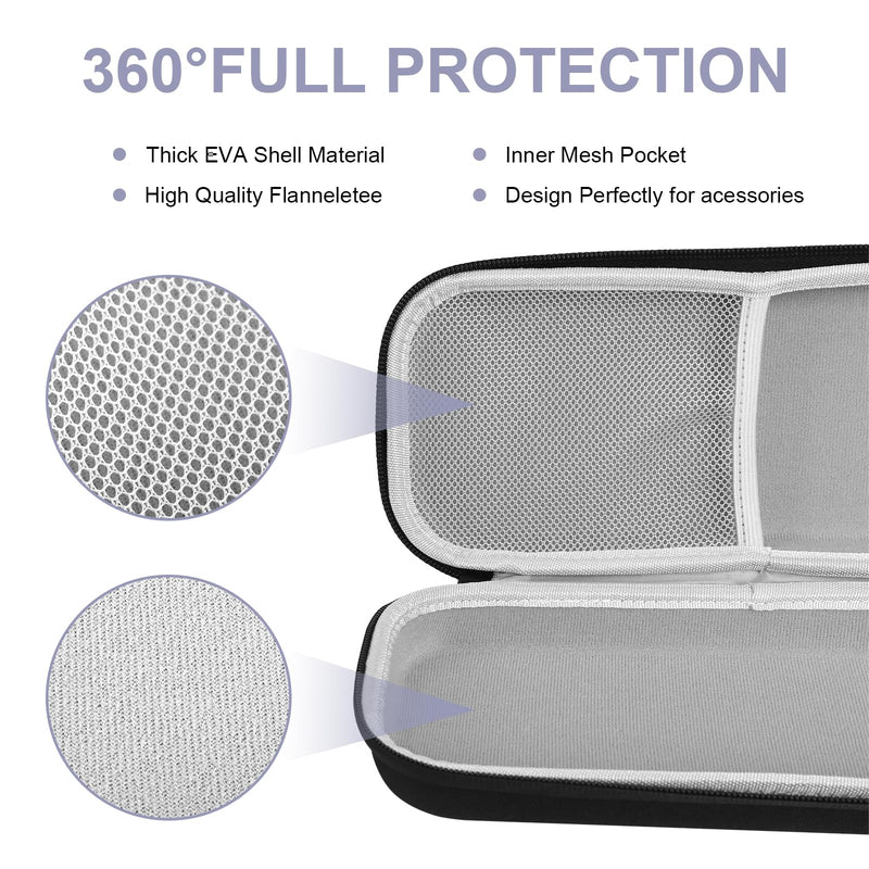 [Australia - AusPower] - Stethoscope Case Compatible with 3M Littmann Classic III,Cardiology IV Diagnostic,Lightweight II S.E,(Case Only)-Black 