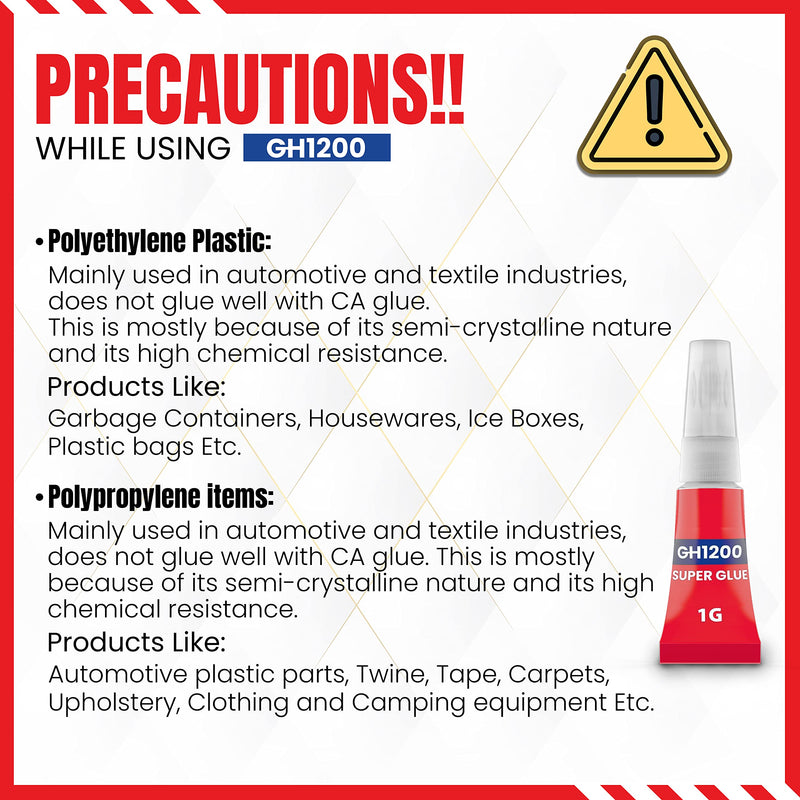 [Australia - AusPower] - 1 Gram (Pack of 24) Single use Super Glue All Purpose, Super Fast, Thick & Strong Adhesive Superglue, Cyanoacrylate Glue for Hard Plastics, DIY Craft, Ceramics, Frame, Leather, Metal Etc 