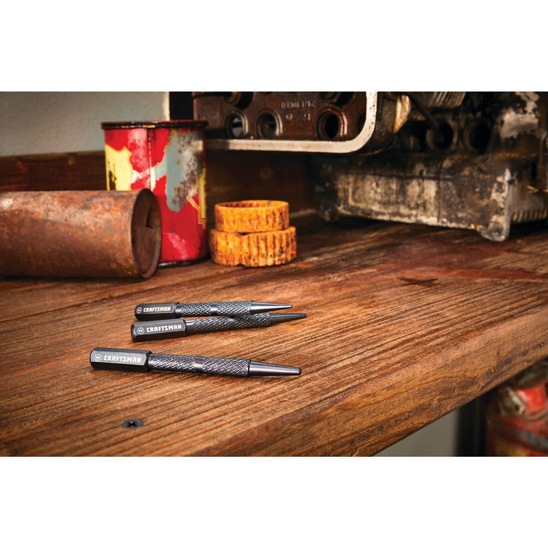CRAFTSMAN Steel Nail Set, 3-Piece (CMHT58116) (Pack of 3) One Size (Pack of 3)