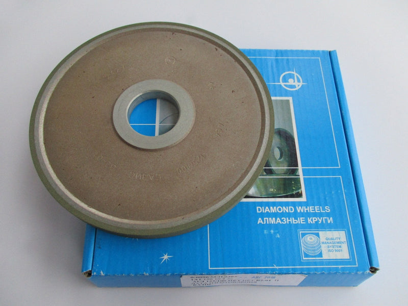 [Australia - AusPower] - Dia. 6 inch (150mm.) Hole 1.26" (32mm.) Width: 0.4" (10mm.) Type: 1A1 Straight Abrasive Diamond Grinding Wheel for Carbide (200/160 Micron = 70 Grit) 