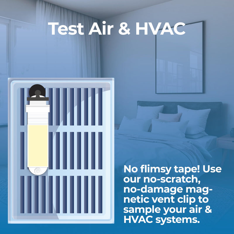 Mold Test Kit for Home by Detekt - with 4 Mold Detection + 4 Bacteria Detection Tests for HVAC, Surfaces, & Indoor Air Quality - DIY Kit inlcudes Detailed Identification Guide & Free Consultation