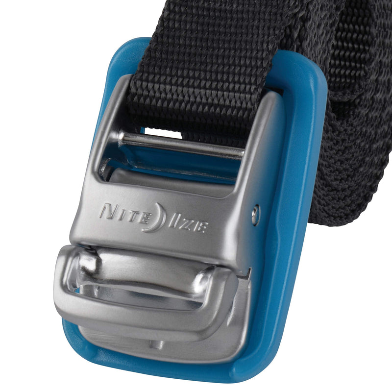 [Australia - AusPower] - Nite Ize CamJam Tie Down Strap - Tie Down Ratchet Straps - Straps for Trucks & Cars - Tie Downs for Luggage & Gear - 6 ft Strap, Blue (Pack of 2) 