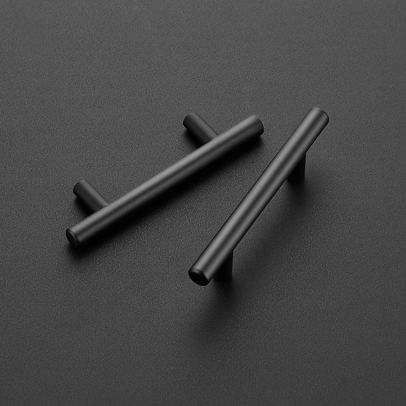 Ravinte 18 Pack 6 inch Cabinet Pulls Matte Black Stainless Steel Kitchen Cupboard Handles Cabinet Handles 3.5” Hole Center 6 Inch (3.5 Inch Hole Center)