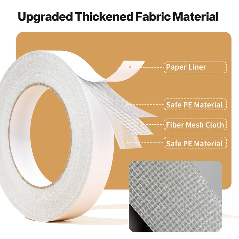 Hemming Tape for Pants, 3/4'' X 72FT, Double Sided Fabric Tape | No Sewing No Ironing, Stitch Witchery Hem Tape, For Pants, Curtains, Dress, Jeans, Clothes, Rug, Carpet, Arts 3/4Inch X 72FT