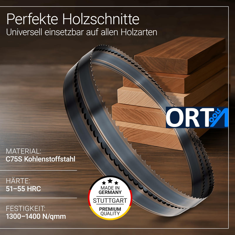 Einhell TC-SB 200 Band Saw Blade for Hard / Soft Wood, Non-ferrous Metals, Plastic 1400 x 6 x 0.36 x 14 mm