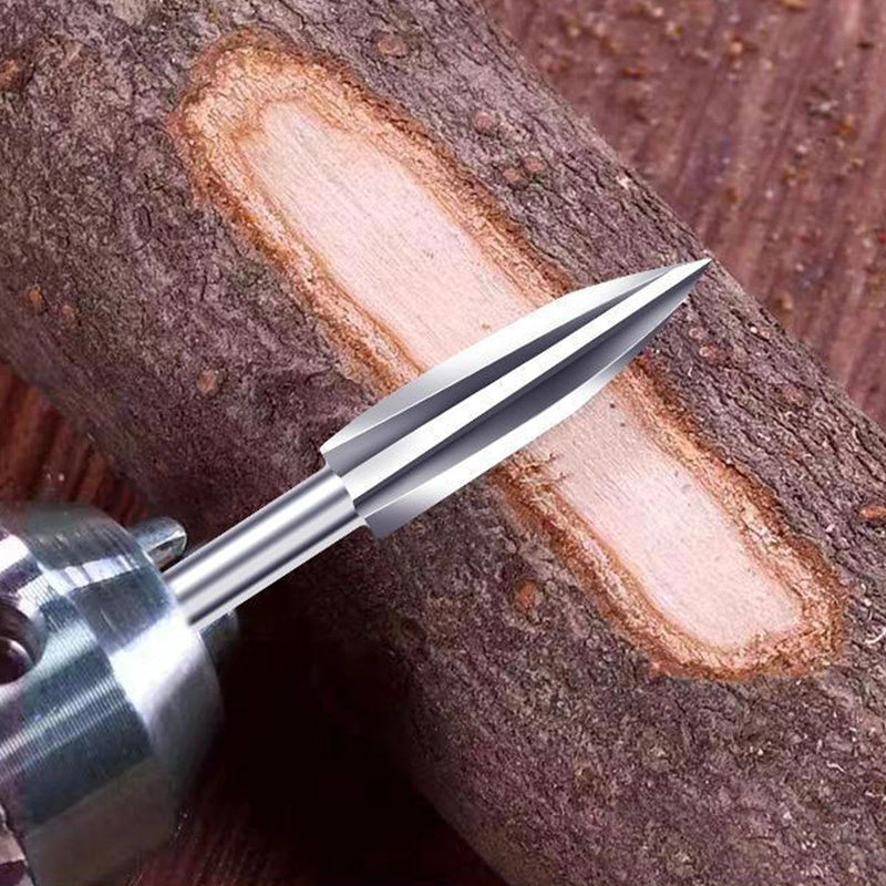 5 Pieces Wood Carving Tool Wood Cutter Wood Carving Drill Bits Set, Carving Drill Wood Carving Tools, Accessories Wood Engraving Tool, Wood Carving Accessories, Wood Carving Drill Bit