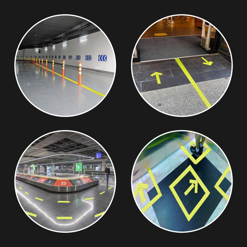 DOT-C2 Yellow Reflective Tape,2 Inch x 33 Ft Waterproof Outdoor Neon Reflector Tape Strips Green Fluorescent Tape for Trailers, Trucks, Auto Signs 2 Inch x 33 Ft Yellow dot