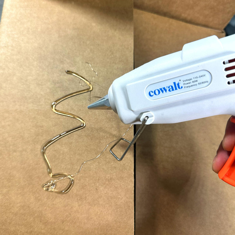 [Australia - AusPower] - 60W Professional Hot Glue Gun Kit - Full Size, Fast Heating, Heavy Duty Silicone Glue Gun with Sticks for Crafts, DIY, Home Repairs White 