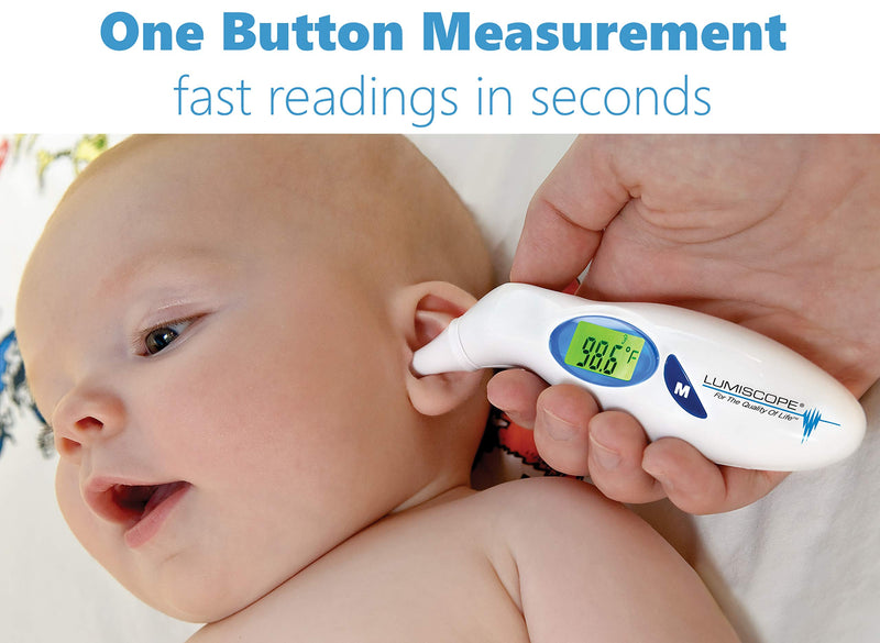 [Australia - AusPower] - Graham-Field Lumiscope 2215 Digital Ear Thermometer, White 