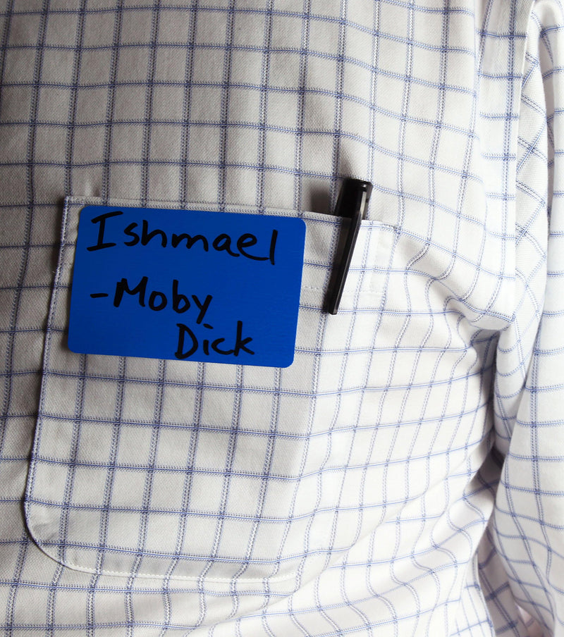 ChromaLabel 2 x 3 inch Name Tag Stickers, 150 Labels per Pack, Dark Blue