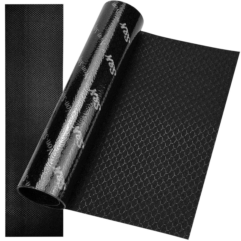 S&X Premium Skateboard Grip Tape 11” x 36”, 2-Pack, Hexagonal Pattern for Maximum Traction 11" x 36"