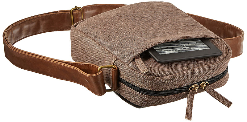 [Australia - AusPower] - shoulder travel bag for Kindle in brown / grey 
