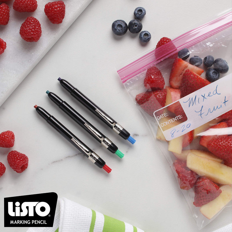 Listo 1620 - Box of 12 - China Markers/Grease Pencils/China Marking/Pencils/Wax Pencils - Made in USA (Orange) Orange