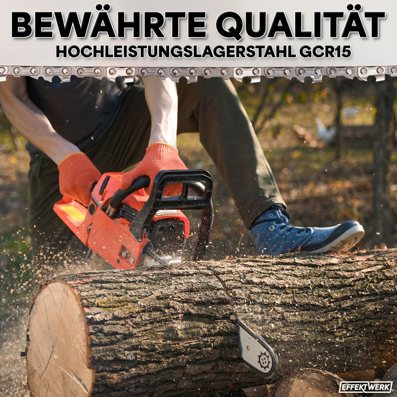 [Australia - AusPower] - Chainsaw Sharpening Files Set - 6 Round Files Compatible with 325 Chainsaws - Efficient Tool Set for Filing Saw Chains - From EffektWerk 