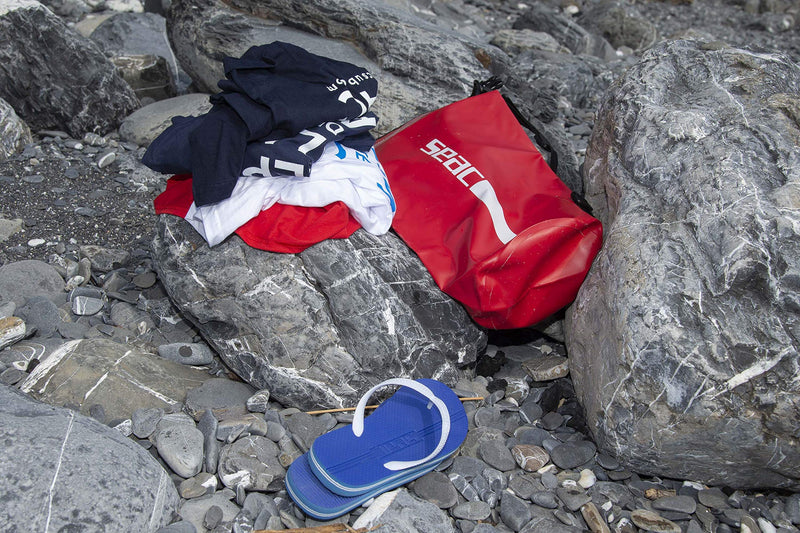 SEAC Dry Bag for Diving, Fishing, Boating and Outdoor Activities, 10 lt, red