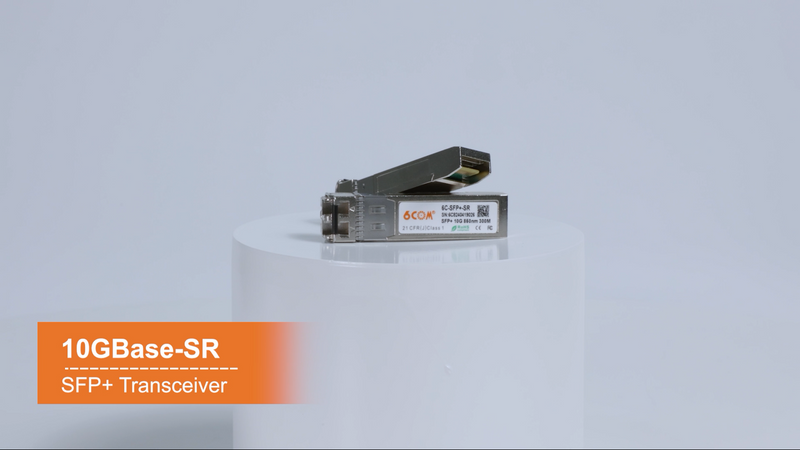 10G SFP+ Transceiver, 10GBase-SR LC Multiple-Mode Module Compatible for Cisco, Ubiquiti, D-Link, Supermicro, Netgear, Mikrotik, ZTE (MMF, 850nm, 300m, DDM)
