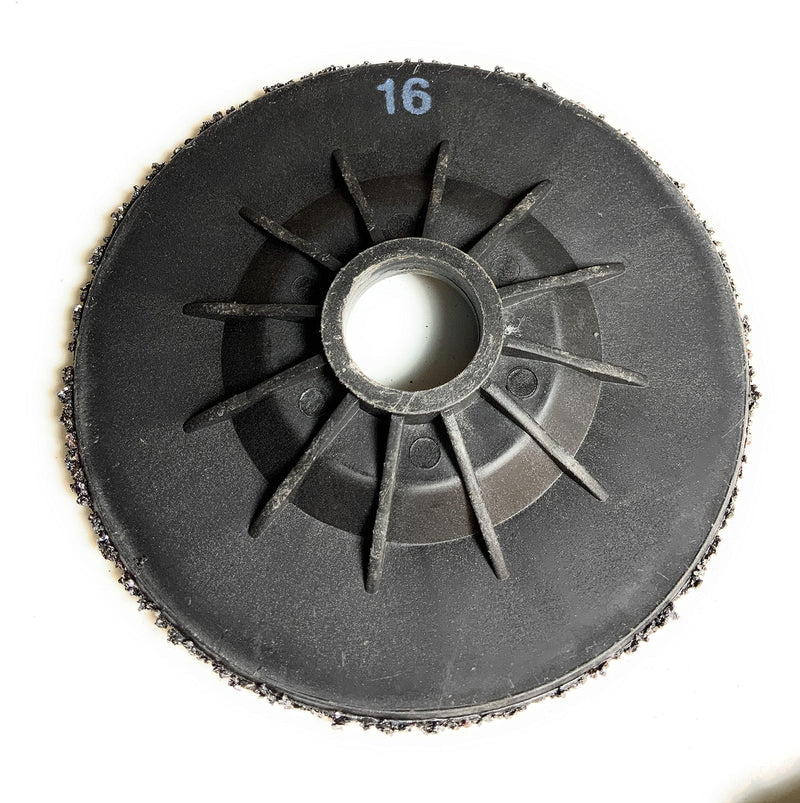 [Australia - AusPower] - SIGNI S/C Plastic Back Grinding Disc for Granite/Marble/Concrete and Glass(16 Grit, 4.5 inch) 5 Pack 16 Grit 