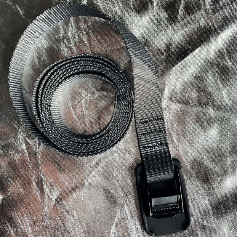 [Australia - AusPower] - Lashing Straps with Cam Buckle Black (Grey (4-Pack), 4 Feet) Grey (4-Pack) 