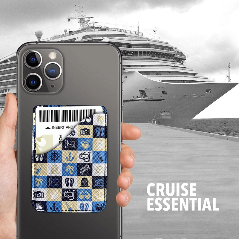 [Australia - AusPower] - Cruise Card Holder Phone Pouch Wallet for Ship ID Key Cards - Cruise Line Essential for all Cruise Lines in 2024 & 2025 