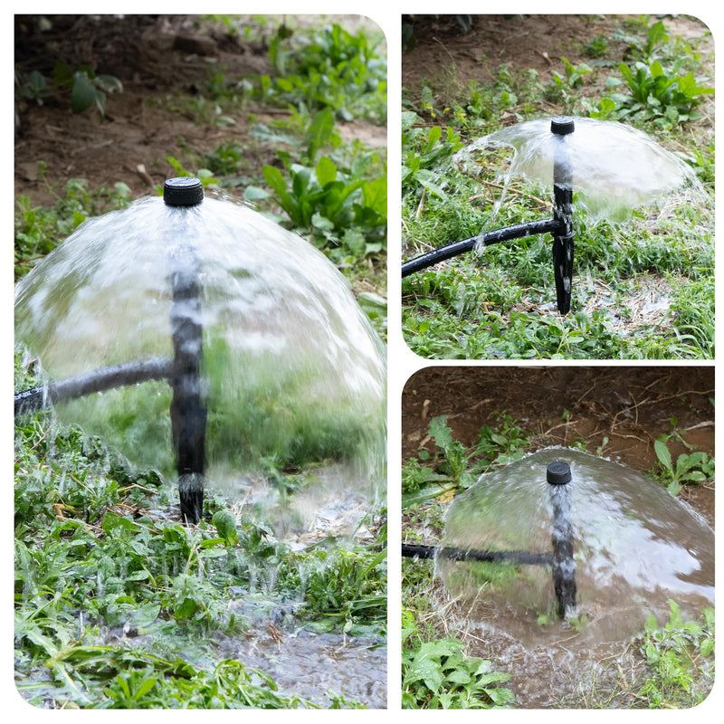 [Australia - AusPower] - 10 Pack Sprinkler Bubbler Heads Adjustable Water Flow Mushroom Irrigation Bubbler Head for 1/2 inch Male Thread,Drip Irrigation Spray Emitters Heads for Tree,Shrubs,Garden Watering System 10PCS Bubbler Head 