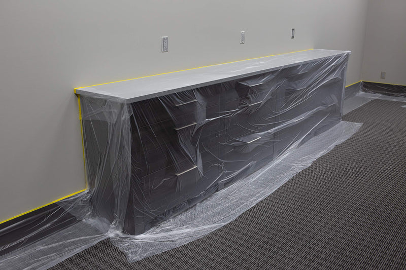 Pre-Taped Masking Film, 3-Feet X 65-Feet 1 Roll