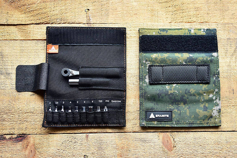 Granite Rocknroll Mini Ratchet Bike Tool Kit, Bike Multitool Kit with 9 Tool Bits and Extension Rod, Portable Bicycle Tool Kit for Mountain Bike, Road Bike and Gravel Bike (Green Camo) Camo Green