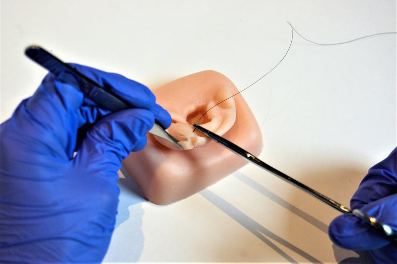 [Australia - AusPower] - Sim Ear – Practice Suturing on Auricular Laceration – Hand Made in Brooklyn, USA 