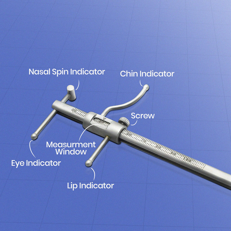 [Australia - AusPower] - MEDSPO Professional Dental Orthodontic Gauge | Bracket Height Moveable Adjustable Locator | Positioning Measuring | Dentist Lab Measuring Instruments (Dental Venus Apollo Gauge) 