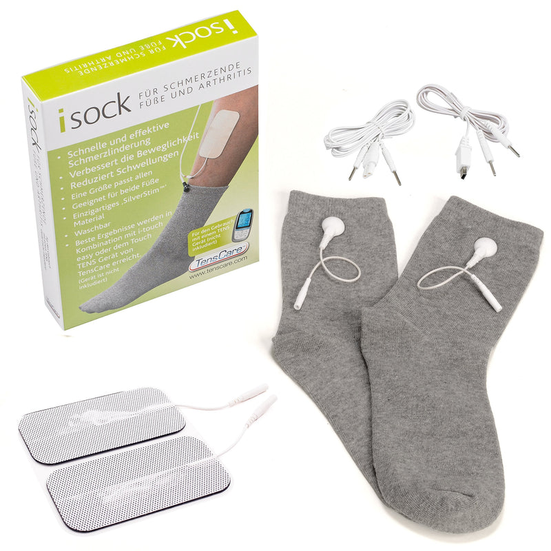 [Australia - AusPower] - TensCare Foot Electrode - Large, Provides Pain Relief for the Foot, Improves Blood Circulation and Mobility (Use with TENS Device) Groß 