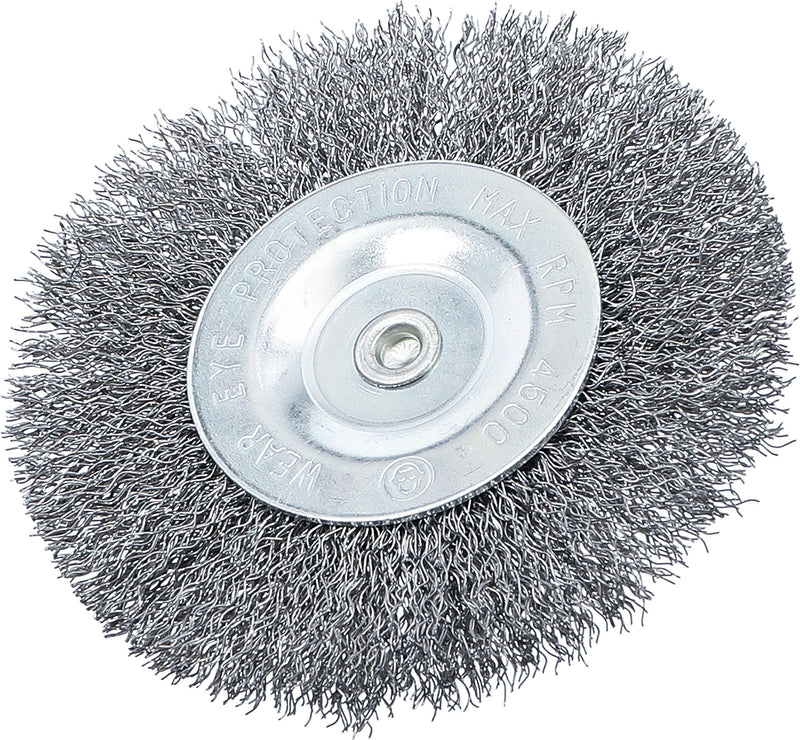 [Australia - AusPower] - BGS 3077 Disc Brush, Silver, 100 mm 