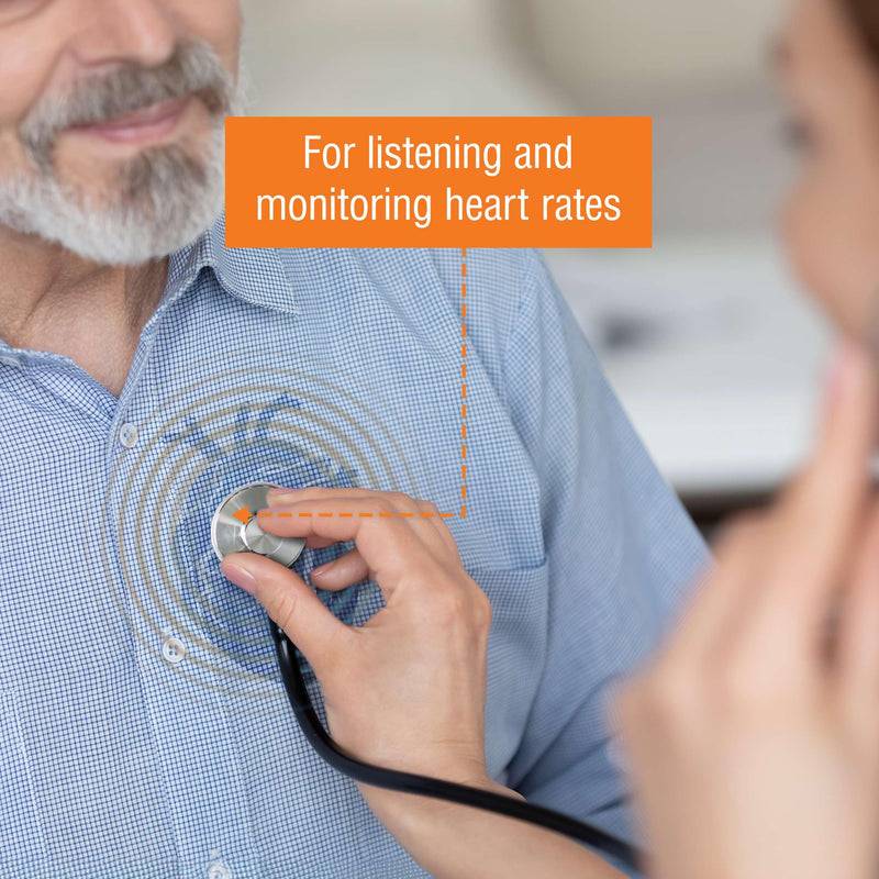 [Australia - AusPower] - Stethoscope for Adults and Pediatrics - Standard Head Stethoscopes for Nurses, Doctors, EMTs - Estetoscopio Profesional 1 Pack 