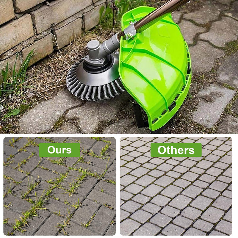 Forever Speed Weed Brush for Grass Trimmer 6 Inch 25.4 x 200 mm High Stability - Very Robust - Easy to Assemble 6 Zoll