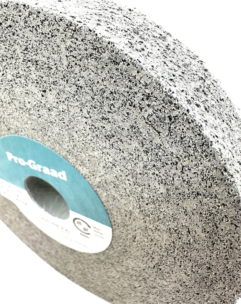 [Australia - AusPower] - EXT Deburring Wheel - 6" x 1" x 1" 9S Fine Grit - Silicon Carbide - Metal Deburring, Finishing and Polishing Wheel – Excels on Titanium, Stainless & Tough Alloys - Convolute - (1 Pack) 