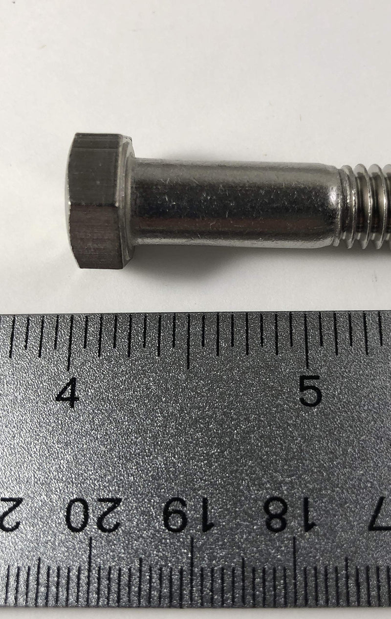 [Australia - AusPower] - US STAINLESS 10 Pieces Stainless Steel 316 A4 3/8"-16 x 2" UNC Hex Head Bolt F593 and F594 Nut 