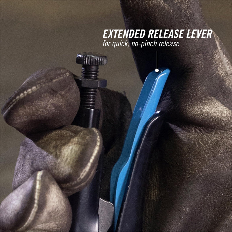 Channellock Locking Pliers 102-10 - Curved Jaw, Wire Cutter, Epoxy Resin Coating, Forged Steel - 10 In 10" Curved Jaw Locking Pliers w/ Wire Cutter