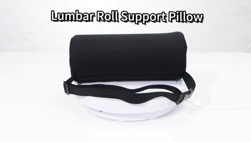 Lumbar Roll Support Pillow for Office Chair & Car 15 Inch Extended-15inch-lumbar roll