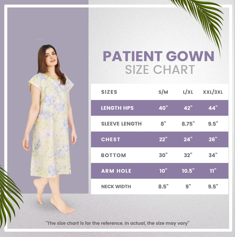 [Australia - AusPower] - NY Threads Women's Hospital Gown Soft and Stylish Patient Gown, Small-Medium, Ginko Yellow 