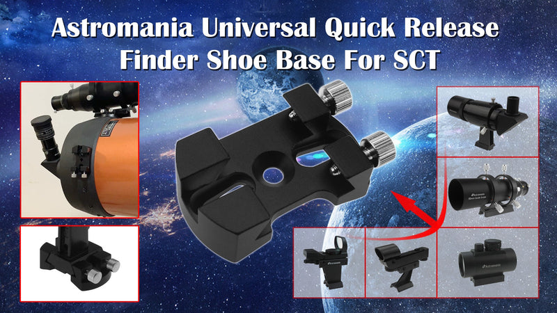 Astromania Finder Scope Dovetail Base for SC Telescope 130-400mm Diameter