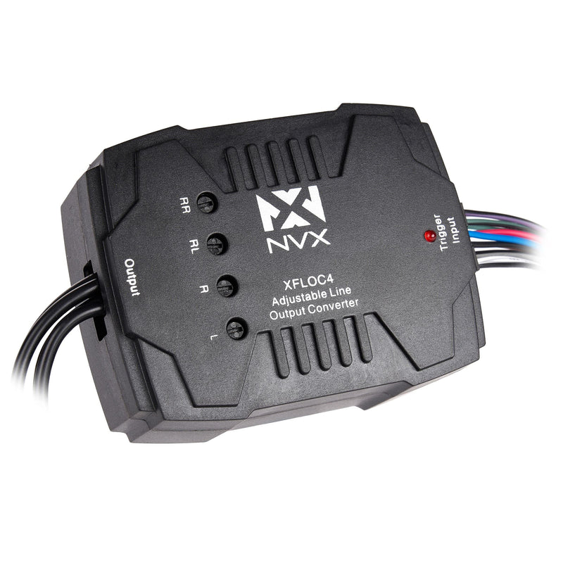 NVX XFLOC4 4-Channel 160W Adjustable Line Output Converter with Remote Turn On