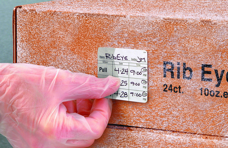 DayMark Safety Systems-IT112461 Pull/Thaw/Use by Freezable Label, 2" x 2" (Roll of 500) 2" x 2"