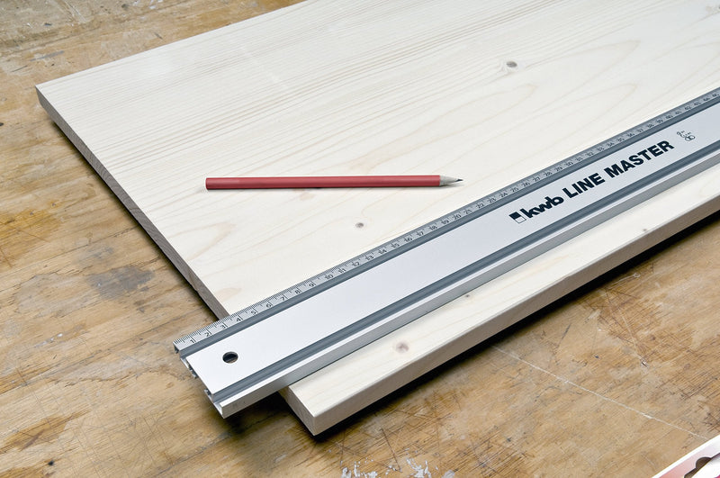 [Australia - AusPower] - kwb LINE MASTER precision ruler - 1000 mm universal guide rail for circular saw, jigsaw and router rulers 