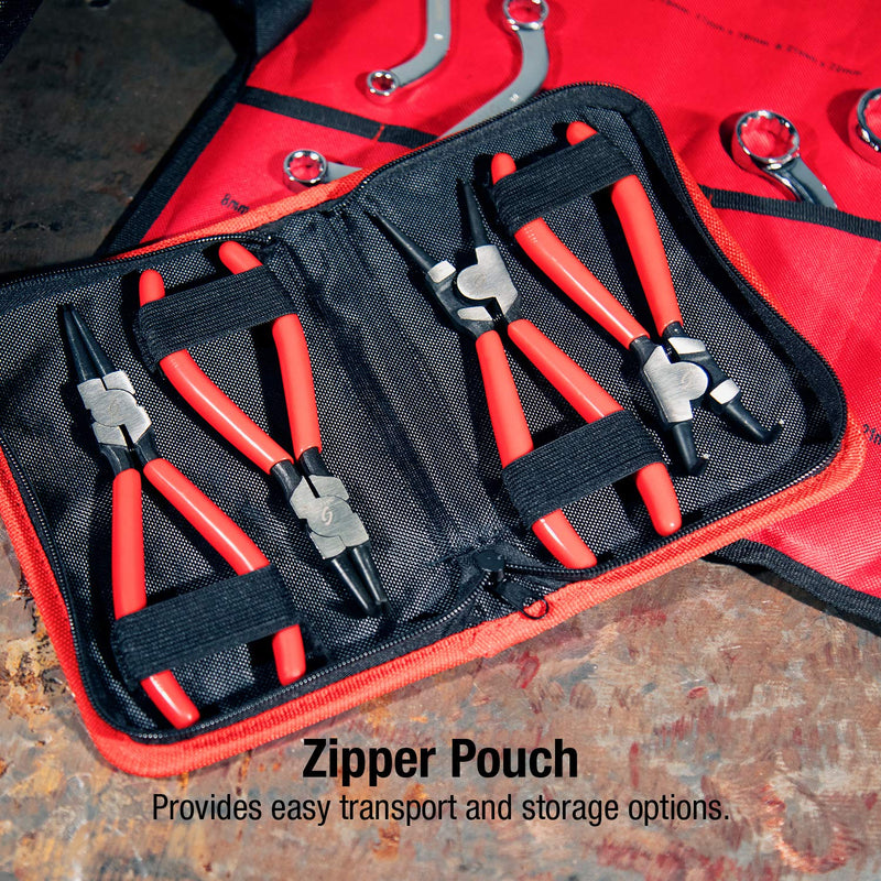 Sunex 4 Piece Snap Ring Pliers Set