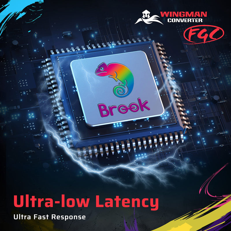 [Australia - AusPower] - Brook Wingman FGC Converter - an Arcade Joystick Converter, Built for PS5 Fighting Games, Supports Street Fighter 6 and Tekken 8 