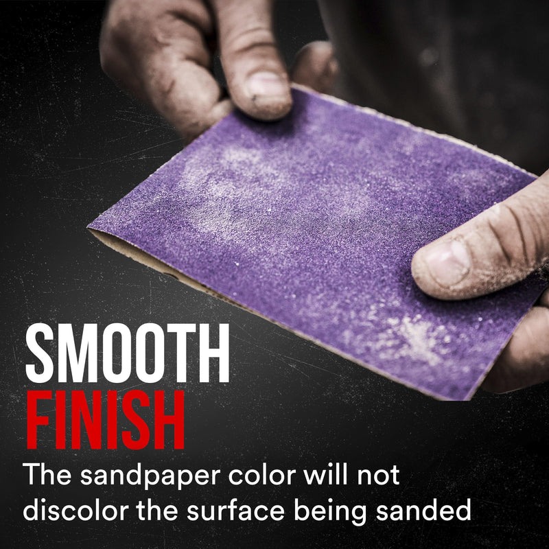 3M Advanced Sandpaper, 20-Pack, 150 Grit, 3M Pro Grade Precision, Features No-Slip Grip Backing, 9-in x 11-in, for Sanding Wood, Drywall, Metal, Can be Used on Wet/Dry Surfaces. ‎26150CP-P-G, 2-Pack 2-Pack (40 Sheets)