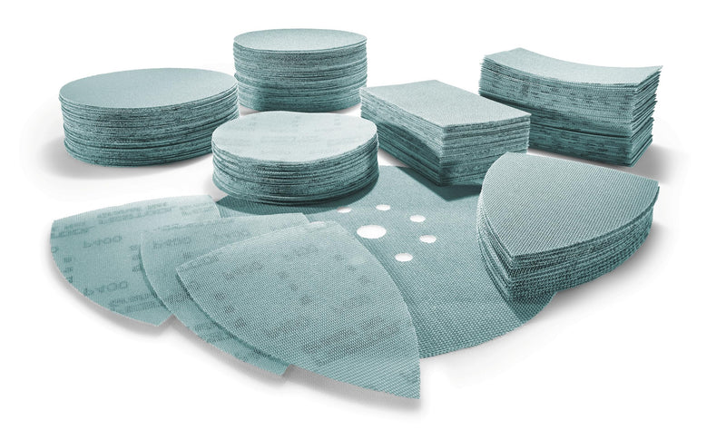 Festool Granat Net 5-Inch (125mm) Diameter Abrasive Sanding Discs, 50-Pack (P80 Grit, Granat Net, 5-Inch (125mm))