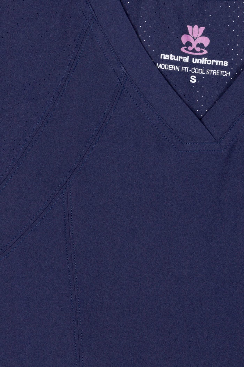 [Australia - AusPower] - Natural Uniforms Womens Cool Stretch Jogger Scrub Set True Navy Blue Medium 