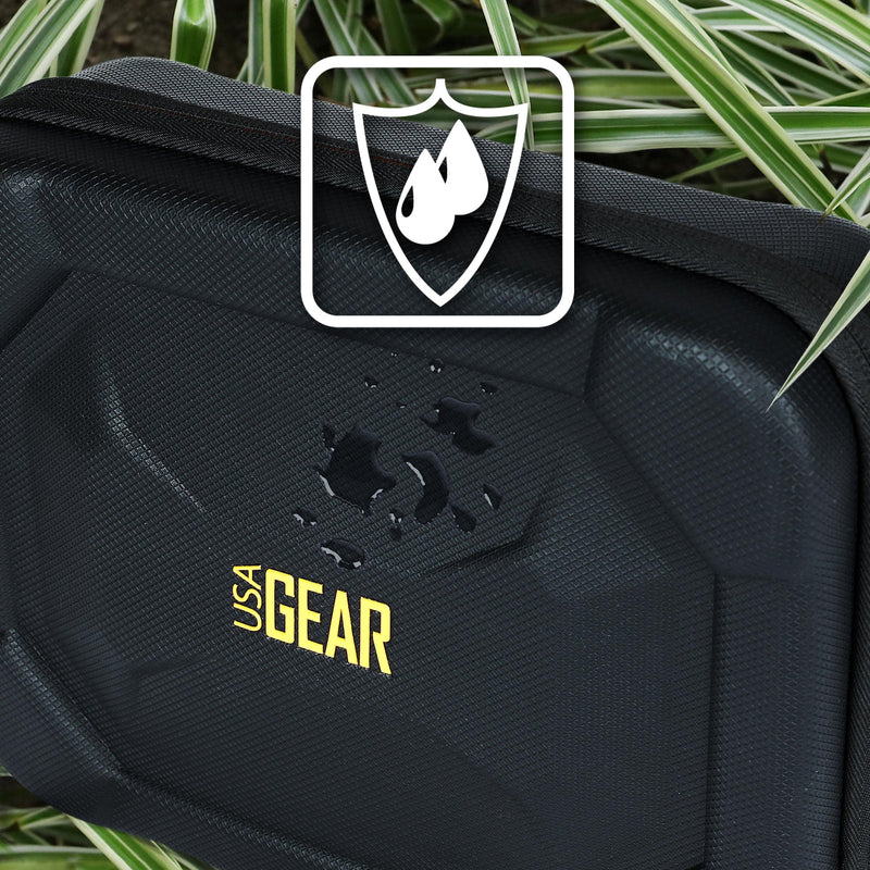 [Australia - AusPower] - USA GEAR Manometer Case - Manometer Gauge Case with Customizable Foam Interior & Durable Exterior Compatible with Fieldpiece Manometer, Leaton Professional Air Pressure Meter & More Digital Manometer 